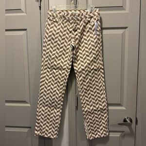 PacSun women low rise checkered jeans with slits on both legs